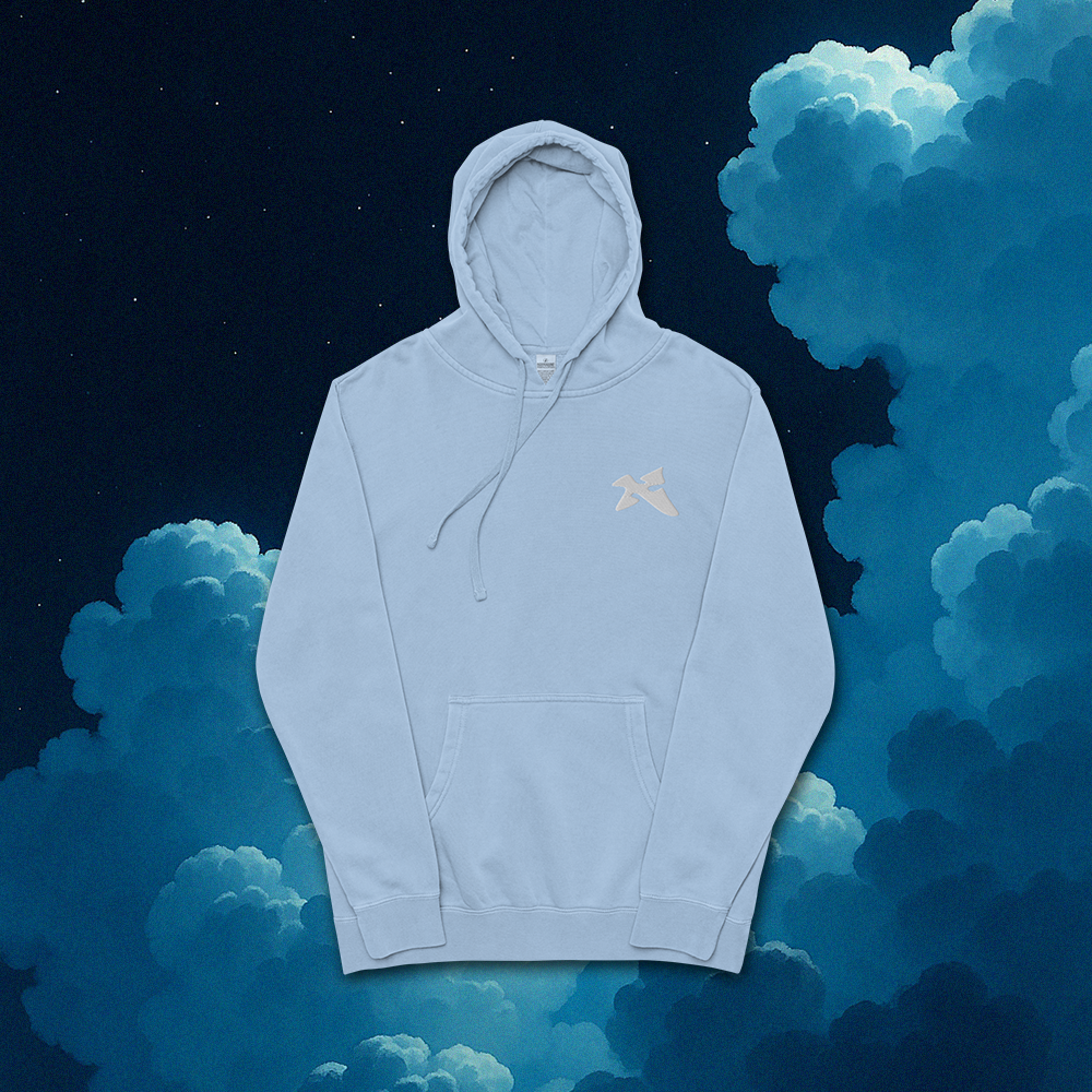 X ICON Unisex pigment-dyed hoodie